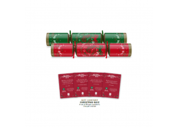 10" Traditional Xmas Red/Green Cracker